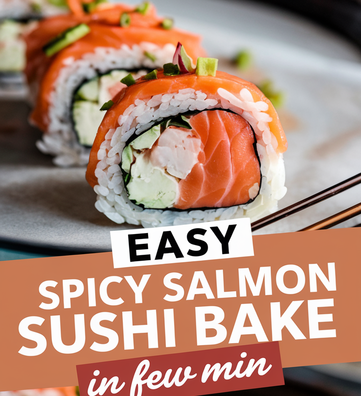 Spicy Salmon Sushi Bake