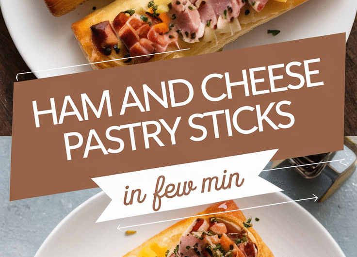 Ham and Cheese Puff Pastry Sticks