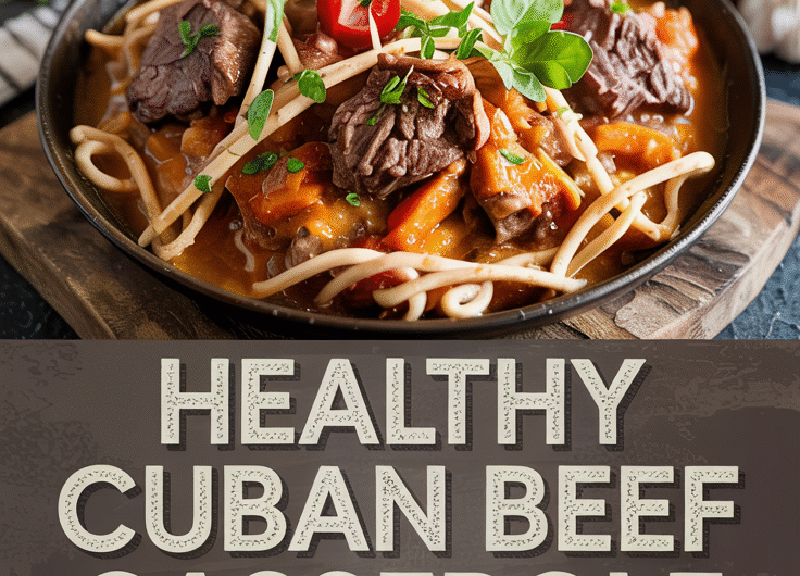 Healthy Cuban Beef Casserole