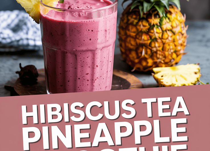 Hibiscus Tea Pineapple Smoothie