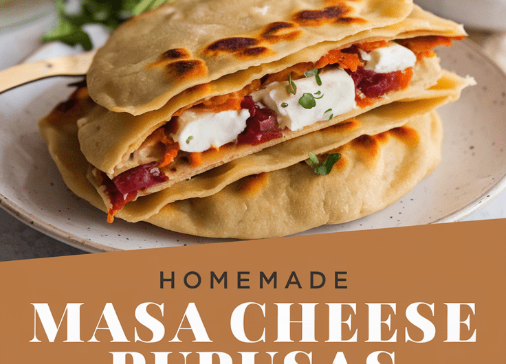 Homemade Masa Cheese Pupusas