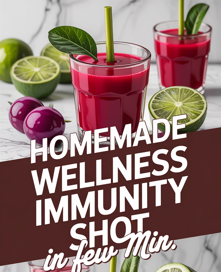 Homemade Wellness Immunity Shot