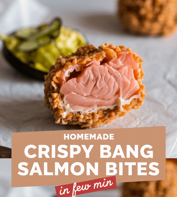 Homemade Crispy Bang Bang Salmon Bites