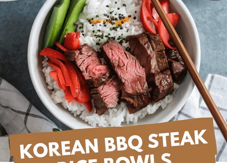 Korean BBQ Steak Rice Bowls