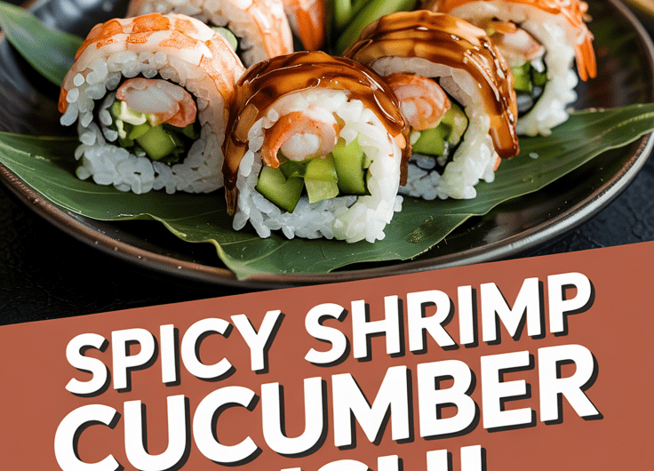 Spicy Shrimp Cucumber Sushi