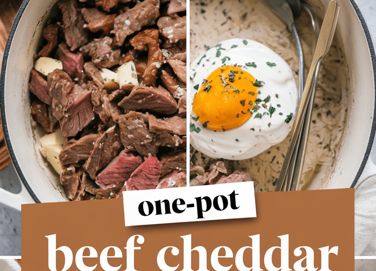 One-Pot Beef Cheddar Ranch