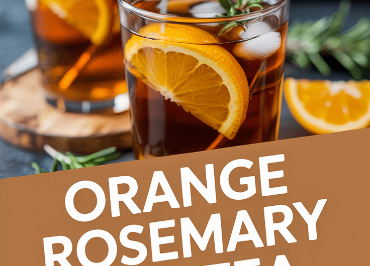 🌿 Orange Rosemary Iced Tea