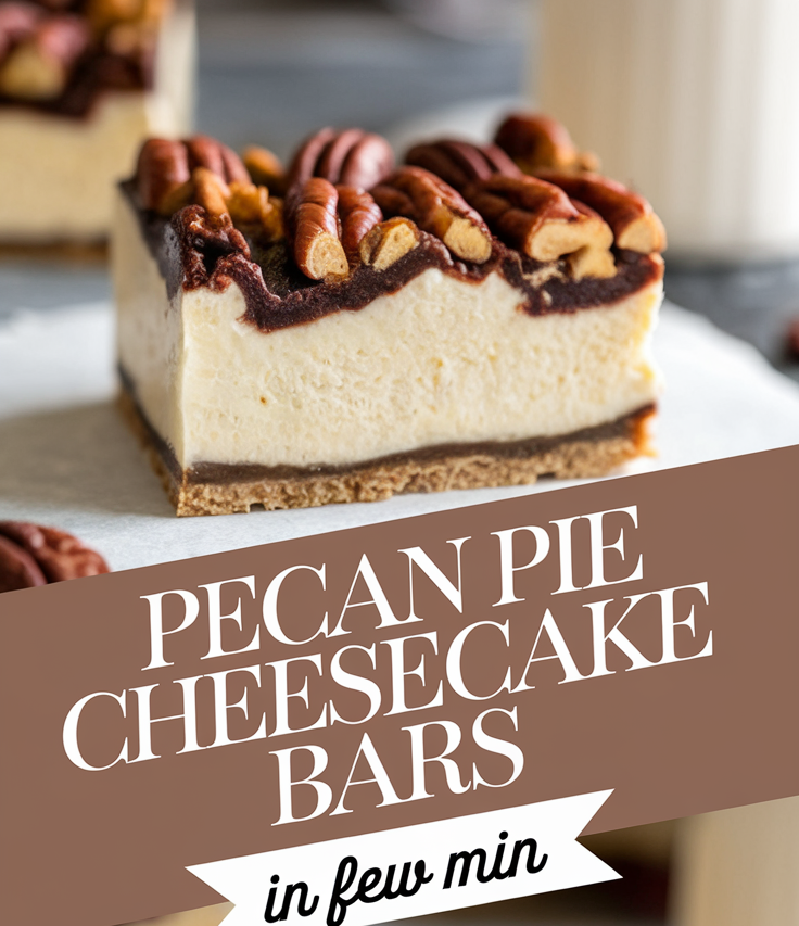 Pecan Pie Cheesecake Bars