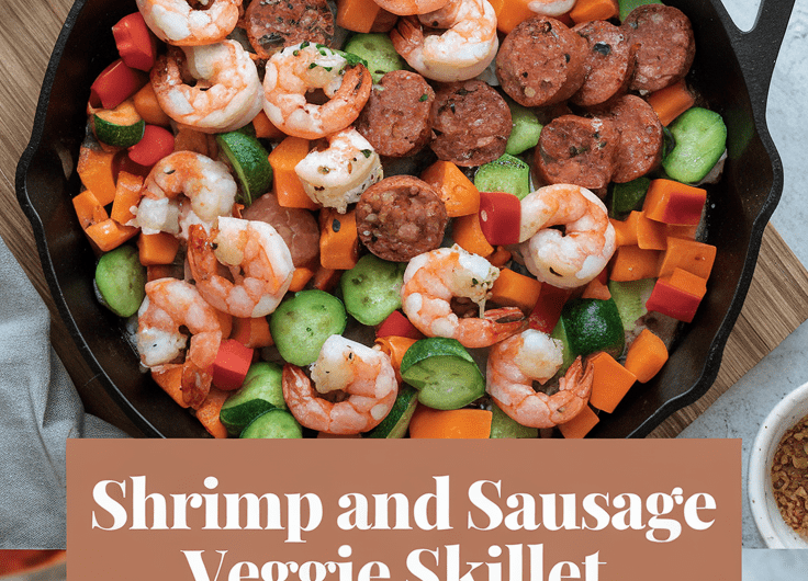 Shrimp and Sausage Veggie Skillet
