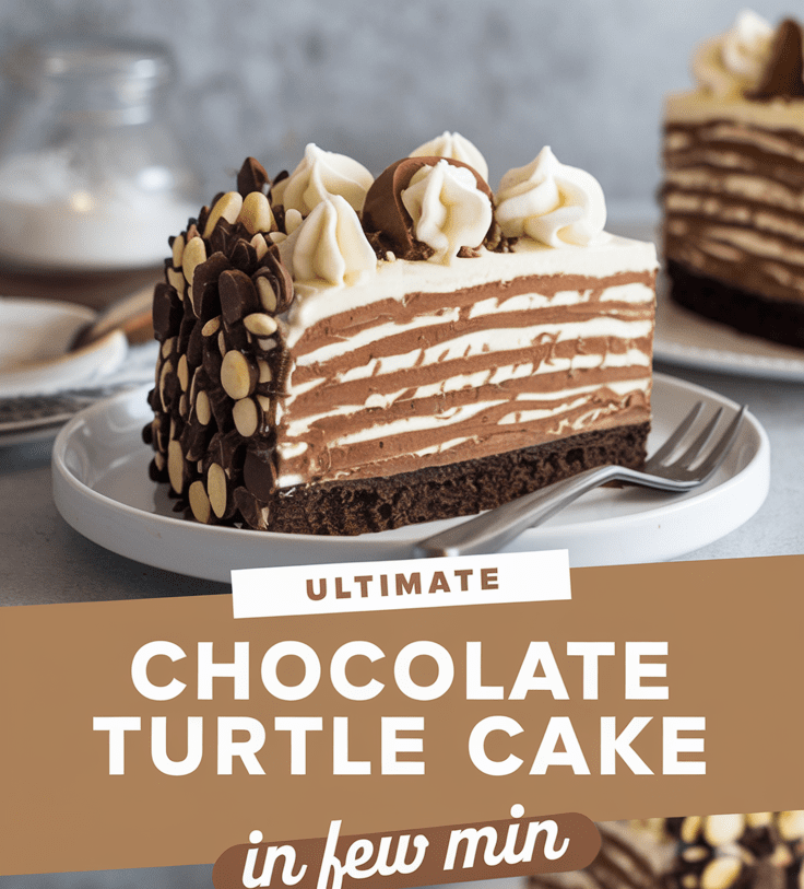 Ultimate Chocolate Turtle Cake