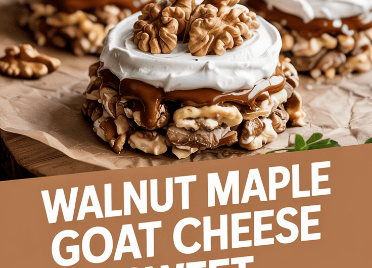 Walnut Maple Goat Cheese Sweet