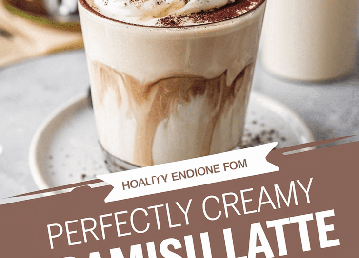 Perfectly Creamy Tiramisu Latte
