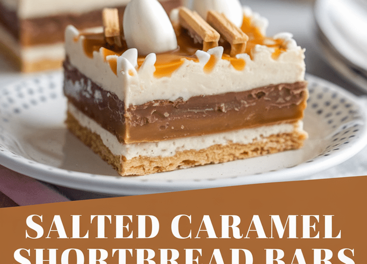 Salted Caramel Shortbread Bars